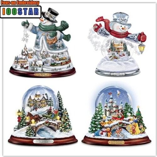 Diamond painting cross stitch santa claus snowman 5d diy diamond embroidery Cross Stitch kits Diamond Mosaic paintings christmas