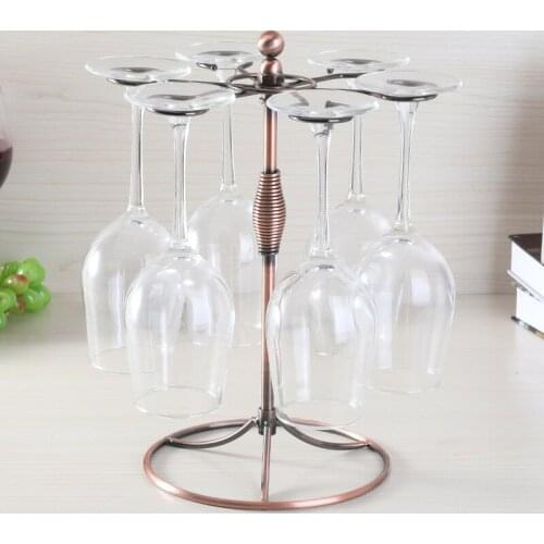 Creative Wine Glass Holder Upside Down Goblet Holder Hanging Cup Holder Hanging Cup Holder Wrought Iron Wine Glass Holder
