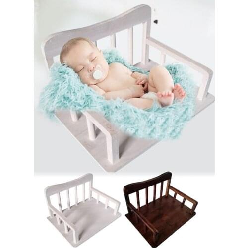 Newborn Baby Bed Photography Props Baby Photography Bed Baby Photo Small Wooden Bed Posing Baby Photography Shooting Props