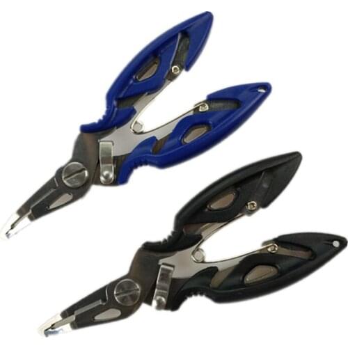 Multifunctional Stainless Steel Fishing Scissors Line Cutter kayak Remove Hook Secure Grips fishing trackle box