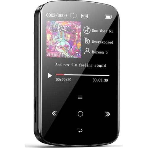 Mp3 Players Multifunctional High-sensitivity Touch MP3 Player Bluetooth Player 32GB HD Screen Explosive Portable Sports Style