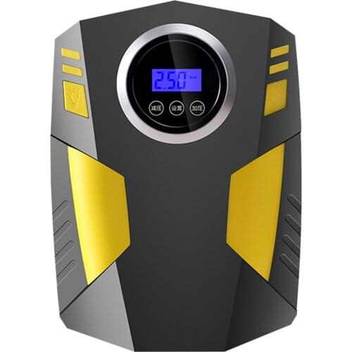 Digital Display Tyre Inflator Car Air Pump For Tyres Portable Car Tyre Pump With Led Light For Sedan SUV MPV Motorcycle