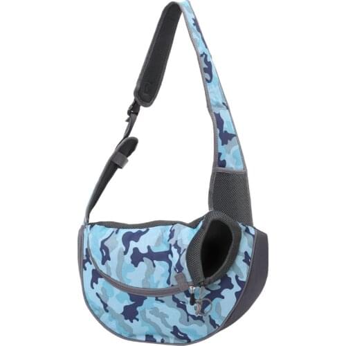 Pet Dog Carrier Outdoor Travel Dog Shoulder Bag Mesh Oxford Big Capacity Single Comfort Sling Handbag Tote Pouch