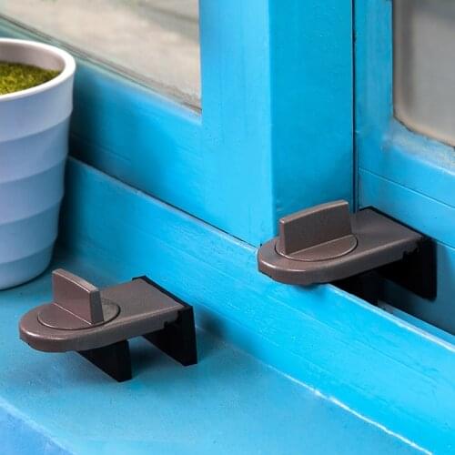 Sliding Window Anti-theft Lock Stopper Children Safety Protection For Cabinet Doors B88
