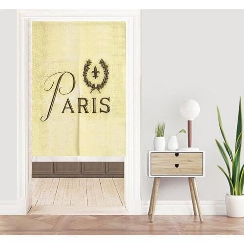 Retro Fabric Half Curtain Coffee Shop Living Room Partition Curtain Kitchen Cabine Door Curtain Home Decoration