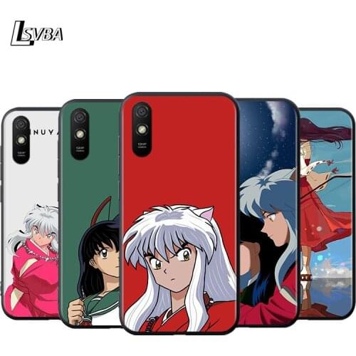 Anime Inuyasha Silicone Cover For Xiaomi Redmi K40 K30i K30T K30S K30 K20 10X Ultra Pro Black Soft Phone Case Shell