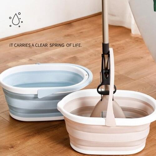 Foldable Mop Drain Bucket Portable Solid Basin Tourism Outdoor Clean Bucket Fishing Promotion Camping Car Wash Home