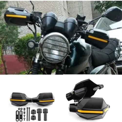 Universal Motorcycle Handguards 7/8" 22mm Handle Protector Shield Motorbike Scooter Windproof Handlebar Hand Guards Protection