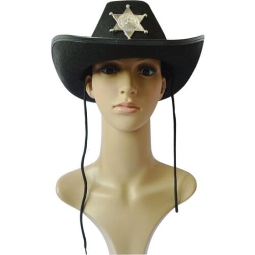 1pc Hot Selling Ethnic Style Western Cowboy Hat Mens Visor Hat Jazz Hat Western Cowboy Hat Hotsale