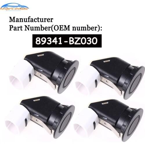 4 pcs/lot 89341-BZ030 89341BZ030 89341-BZ030-C0 For Toyota Ultrasonic Parking Distance Control PDC Sensor Car auto accessorie