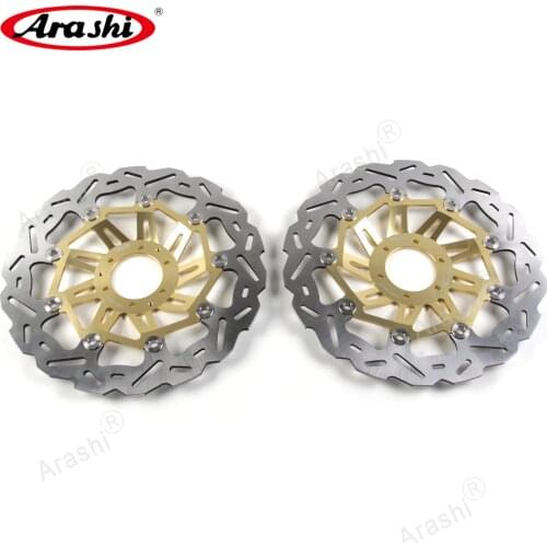 Arashi 1 Pair For HONDA CRF L AFRICA TWIN ABS 1000 2016 2017 2018 2019 CNC Floating Front Brake Disc Rotors CRF1000L CRF-L1000