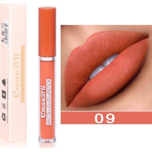 Velvet Matte Lip Gloss Lasting Waterproof Moisturizing ​Not Fade Liquid Lipstick Cosmetic Women Beauty Lip Makeup maquillaje