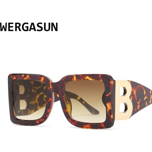 WERGASUN Brand Sunglasses Women Designer Luxury Sunglasses For Men Women Fashion Shades UV400 Vintage Glasses