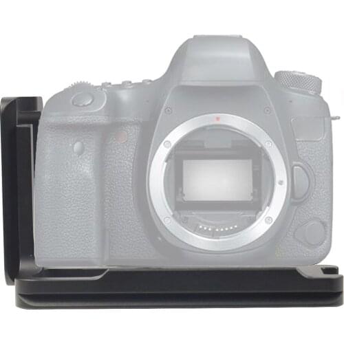 BGNing Quick Release QR L Plate Bracket Holder Mount Adapter for Canon 6D2 6dii 6d MarkII Camera Hand Grip Arca-swiss RRS Tripod