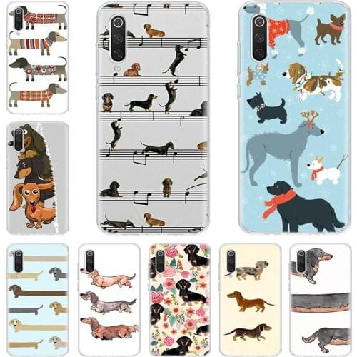 Dachshund Puzzle Phone Case For Xiaomi Note Mi 11 8 9 9T 10 10T Ultra CC9 A1 A2 A3 F1 F2 F3 Lite Pro X3 6X 5X CC9E Coque Cover
