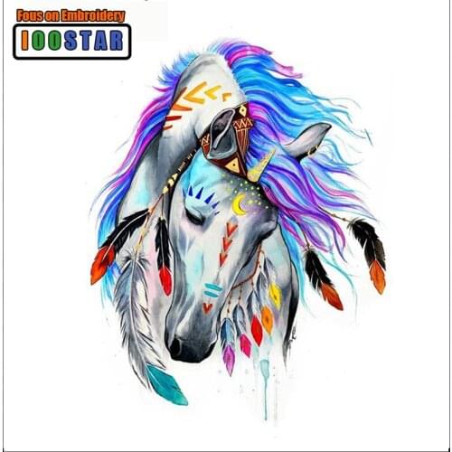 Colour of the horse 5D crafts diamond painting cross stitch needlework diamond mosaic home decor diamond embroidery RS2020