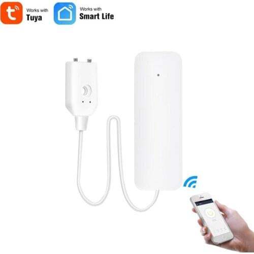 Water Leakage Sensor WIFI Leak Level Alarm Tank Detector Security Overflow Protection Tuya Smart Life App Home Remote Control
