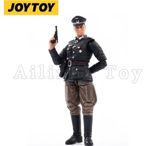 JOYTOY 1/18 3.75inches Action Figure WWII Germany SS Officer Anime Collection Military Model Free Shipping