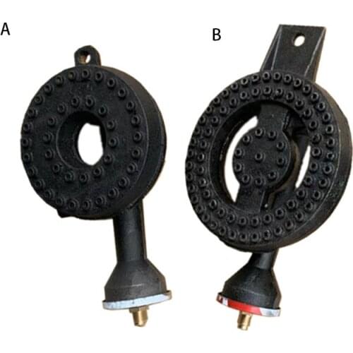 Cast iron propane burner head with cast iron fitting orifice For Clay pot stove Gas stove cast iron propane burner parts