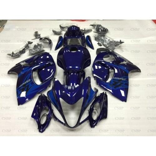 HAYABUSA 2008 - 2014 Body Kits GSX R1300 12 13 Bodywork for Suzuki GSXR1300 2014 Dark Blue Black Fairing Kits