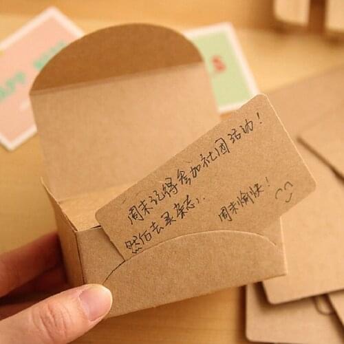 100pcs 20mm DIY Kraft Paper Name Card Message Memo Business Message Card DIY Gift Card Birthday Party Wedding Decoration