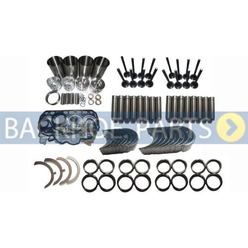 Engine Overhaul Rebuild Kit for Yanmar 4TNV98T Takeuchi TB175W TB285 TL240 TT12 TT10