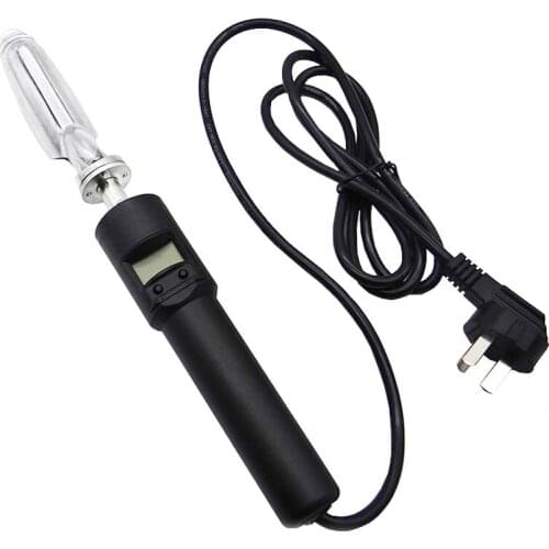 220V-240 Numerical Display Adjustable Temperature Mini Electric Iron For Leather Clothes Wrinkle Remover Tool