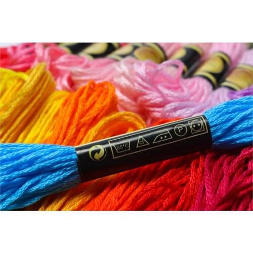 Cross Stitch threads The two label cxc Style 10PCS Cross Stitch Cotton Embroidery Thread Floss Sewing Skeins Craft Colors 7-7