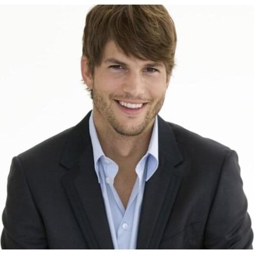 2017 New arrival Ashton Kutcher Canvas Fabric Cloth Poster Custom Print Silk Fabric Home Decor Poster For Your Living Room