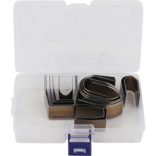 18Pcs Alloy Steel Universal Leather Craft Embossing Punch Set DIY Leathercraft Belt Punching Tools Hole Hollow Puncher Cutter