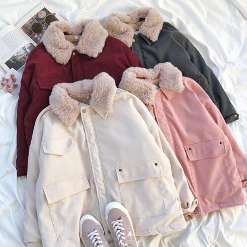 YIKUO Women's Parkas With Fur