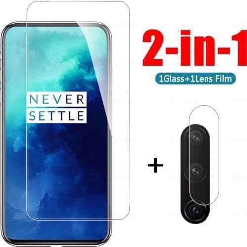 2-in-1 Cover Tempered Glass On The For Oneplus 3 3T Screen Protector For Oneplus 5 5T 7T Phone Camera Protective Lens Glass Film