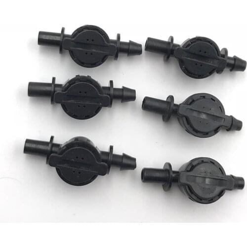 10pcs Adjustable Sprinkler Garden Irrigation Misting anti drip valve or leak proof device for micro irrigation 6mm