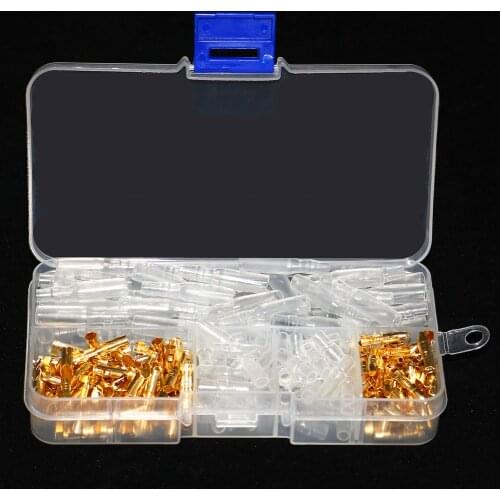 120pcs 3.5MM Male-female Connection Terminal With Insulating Cover For Fast Wire Connector and Jacket