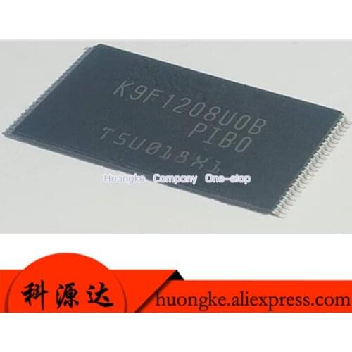 2pcs/lot K9F1208UOB K9F1208UOB-PCBO 64M K9F1208U0B-PIB0 TSOP-48 NAND Flash Memory