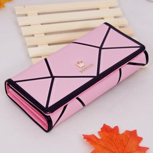 2021 New Womens Wallet Crown Color Matching Long Wallet Wallet Mobile Phone Bag Cover
