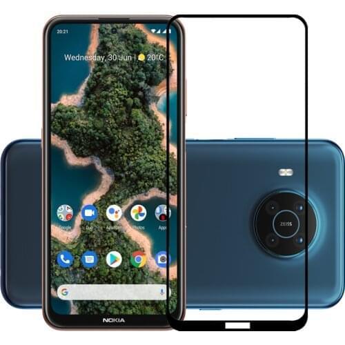 25 Pcs/Lot Full Cover Screen Protectors For NOKIA X20 Scratch Proof Protective Film Tempered Glass For NOKIA X20