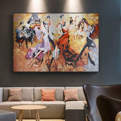 5D Diamond Painting Abstract Banquet Sexy Lady Party Diamond Embroidery Mosaic Wall Art Carnival Piano Home Decor