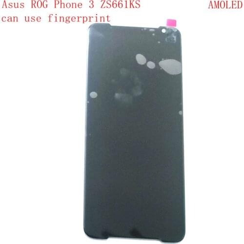 6.59" Original For Asus ROG phone 3 ZS661KS I003D LCD screen digitizer touch glass full set ROG3 lcd frame ROG 3