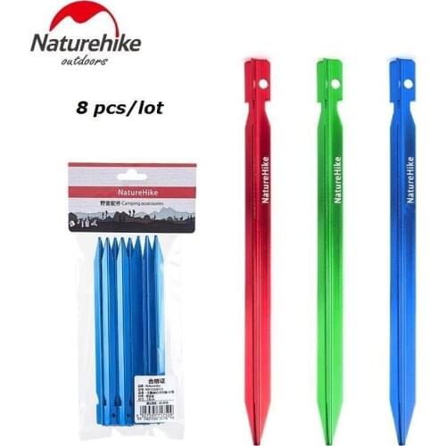 Naturehike Camping Tent Accessories Outdoor Camping Accessories Lengthening Enhanced Triangular Edged Nails 18cm Long Tent
