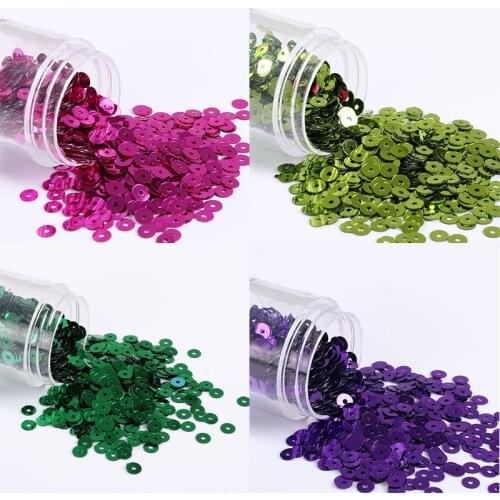 Hot Sale Flat Round Loose Sequins Dress Shoe Caps Sewing Sequins For Crafts Wedding Decoration Sequins Garment DIY Accessories