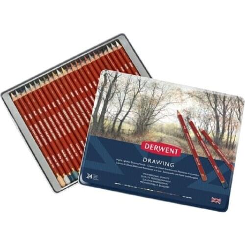 British Import Derwent Natural Painting Color Pencils Lead Drawing Natural Lapis De Cor Art Supplies Lapices