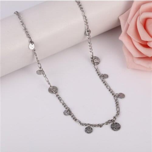 Charm Neck Chains Necklace For Women Stainless Steel Jewelry Woman Accessories Choker Necklace 2020 Summer Accessories