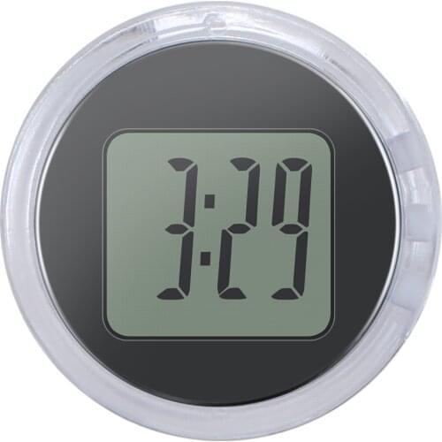 Motorcycle Stick-On Clock Mini Motorcycle Clocks Watch Waterproof Stick-On Motorbike Mount Watch Moto Digital Clock Stopwatch