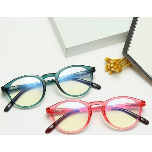 Anti-blue Light Glasses for Children Soft Frame Goggle Plain TR90 Silicone Glasses Kids Eye Frame Eyewear Fashion 9-JY8217