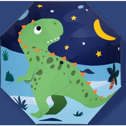 MLGB Childrens Umbrella Fully Automatic Folding Windproof Sunscreen Anti UV Self Portable for Kid