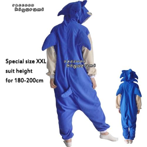 Extra Larg 180-200cm Unisex Animal Hedgehog Fleece Onesies Boy Girl Winter Halloween Cartoon Cosplay Pajama Raccoon Kigurumi