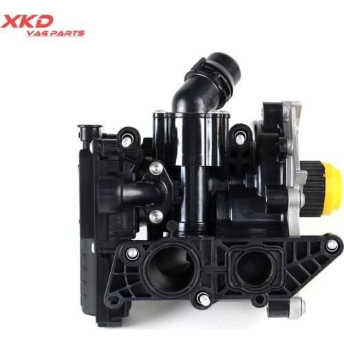Water Pump Thermostat Coolant Housing Assembly Fit For V-W Tiguan Golf Passat J-etta A-UDI A3 06L121111H 06L 121 111 H