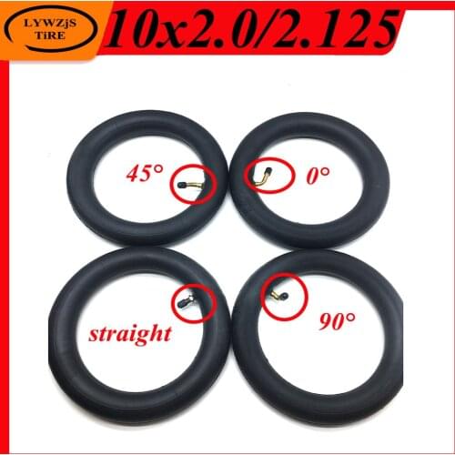10 Inch Tube Tyre for Electric Scooter Balancing Car 10x2.0 Inner Tube 10x2.125 Butyl Rubber Inner Tube Camera