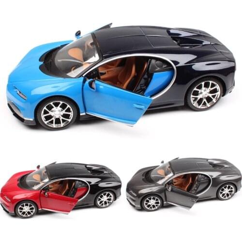 Maisto 1:24 Small Scale bugatti chiron Automobiles sport auto supercars racing metal diecast model toy replica car for collector